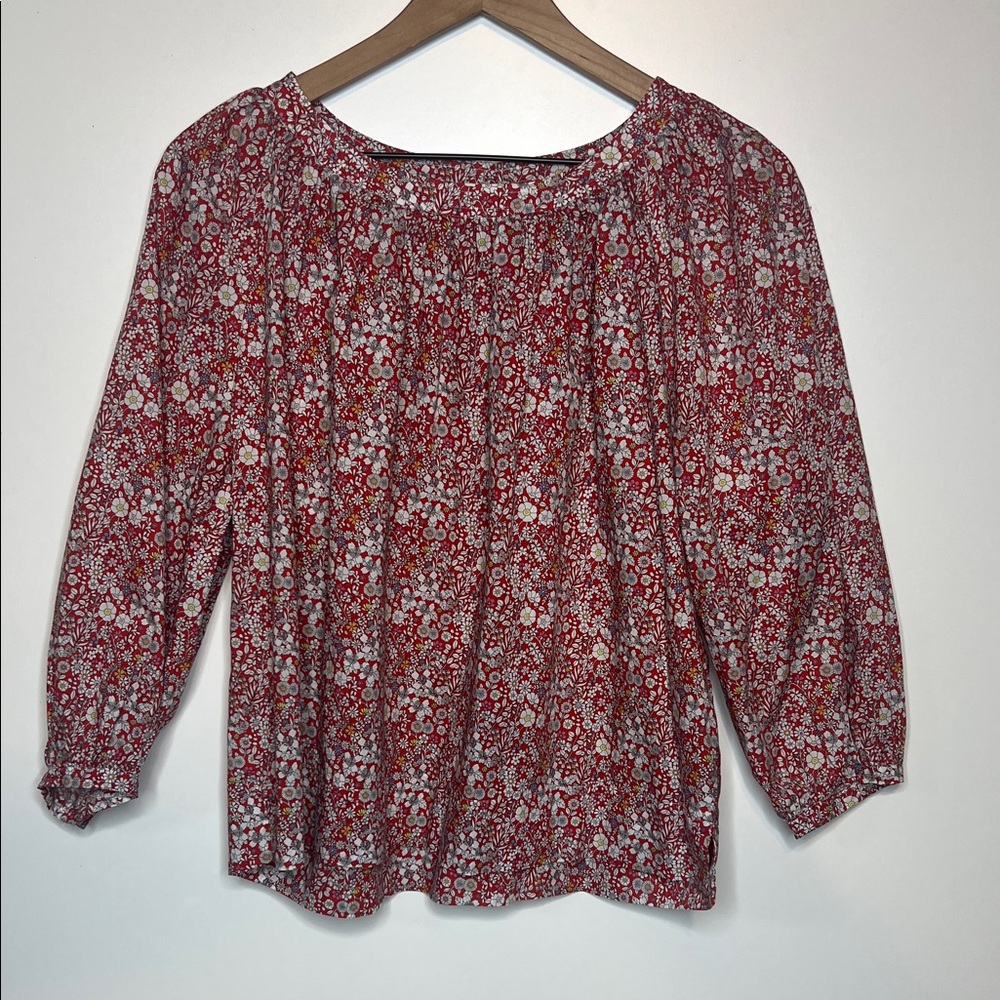 J. Crew the perfect top on Liberty’s June Meadow Floral style